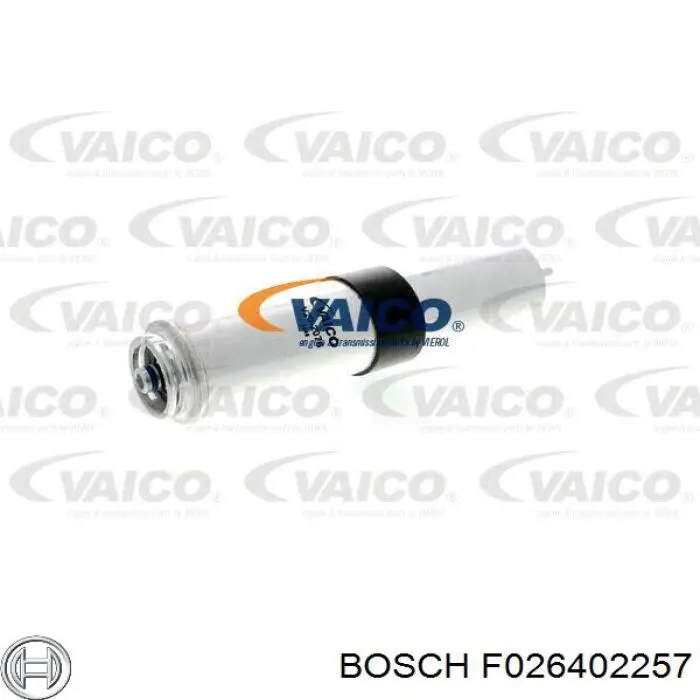 F 026 402 257 Bosch filtro de combustível