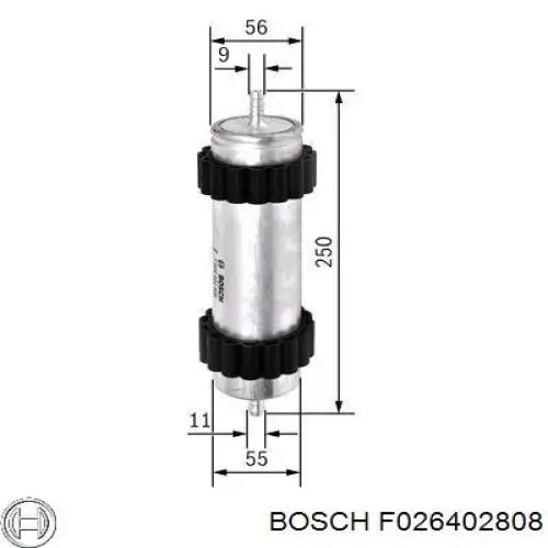 F026402808 Bosch Фильтр топлива