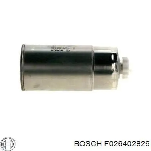 F 026 402 826 Bosch filtro de combustível