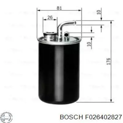 Фільтр паливний F026402827 Bosch