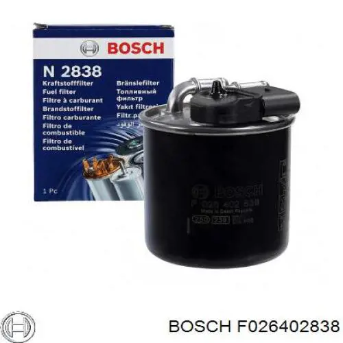 Фільтр паливний F026402838 Bosch