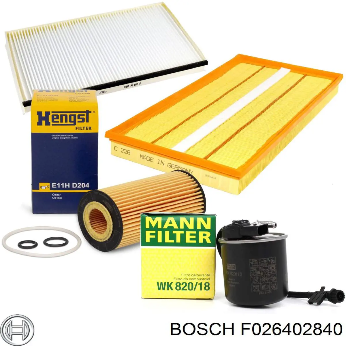 Фильтр тонкой очистки топлива Bosch F026402840 цена, от 54.23 USD