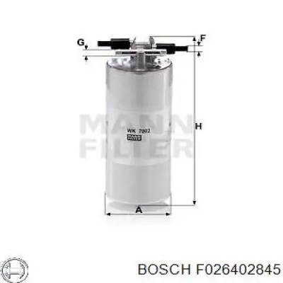 F026402845 Bosch Фильтр топлива