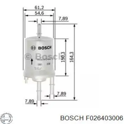 F026403006 Bosch Фильтр топлива