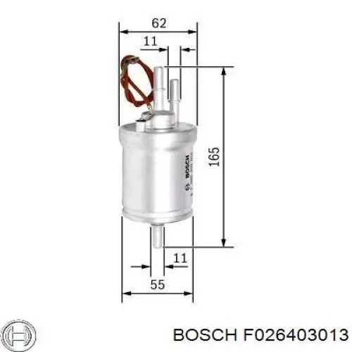 F026403013 Bosch топливный фильтр