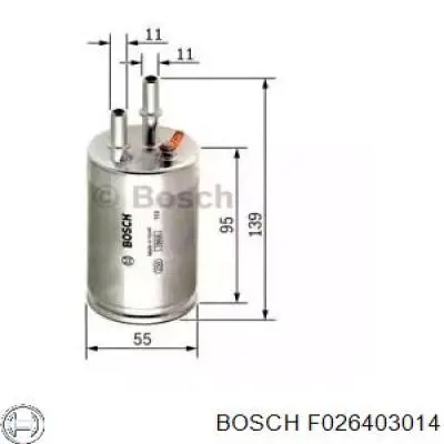 F026403014 Bosch Фильтр топлива