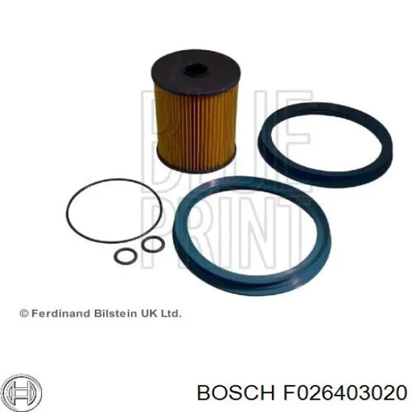 Фильтр топливный Bosch F026403020