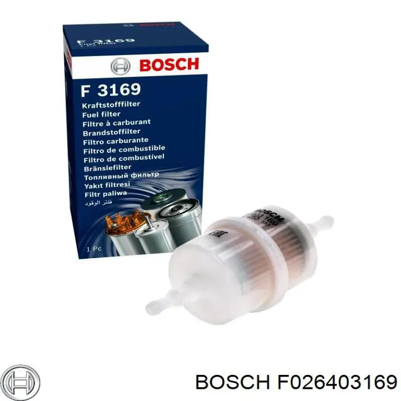 F 026 403 169 Bosch filtro de combustível