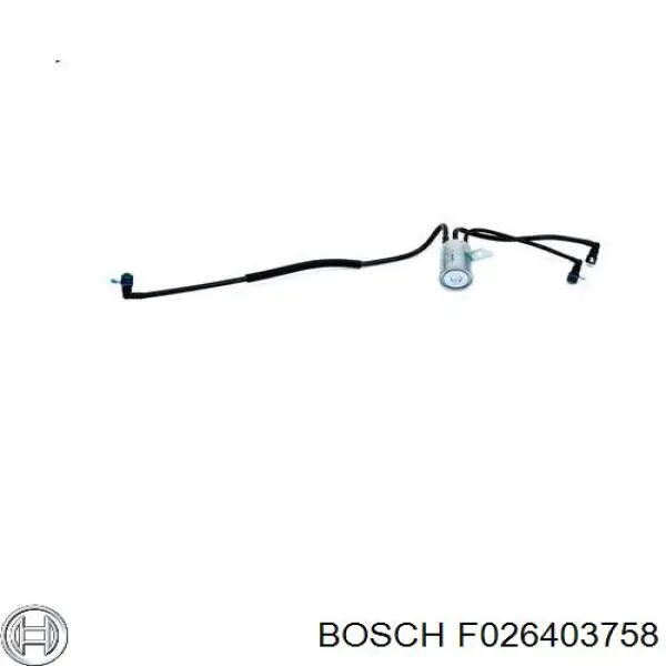 F026403758 Bosch filtro de combustível