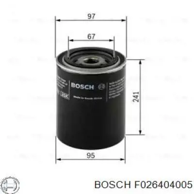 Фильтр АКПП Bosch F026404005