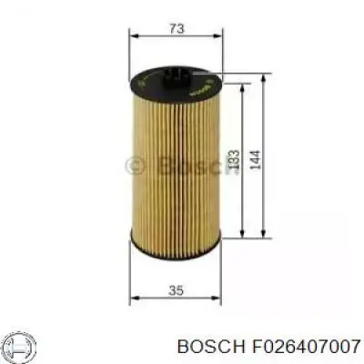 Масляный фильтр F026407007 Bosch