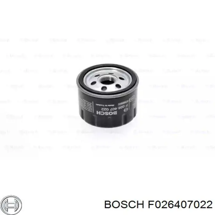 F026407022 Bosch масляный фильтр