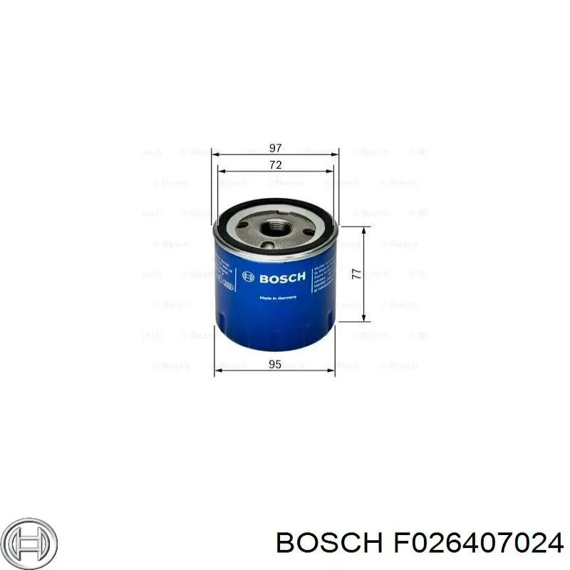 Масляный фильтр F026407024 Bosch