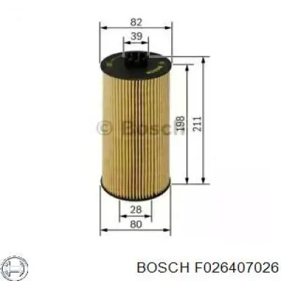 Масляный фильтр F026407026 Bosch