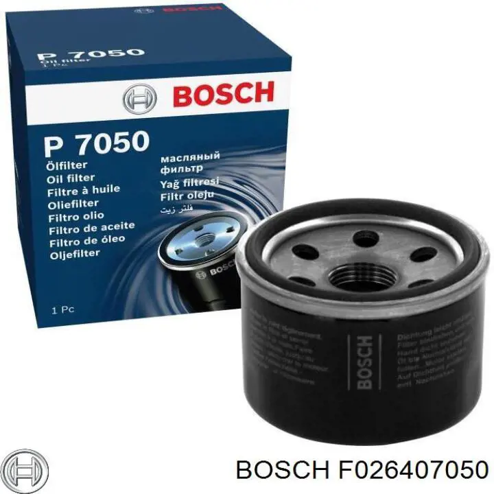 Filtro de aceite F026407050 Bosch