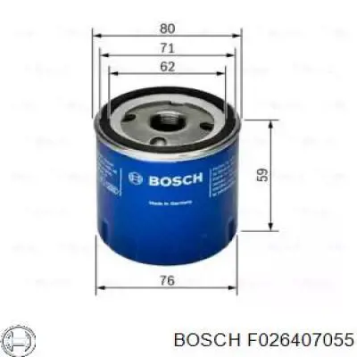 Масляный фильтр F026407055 Bosch