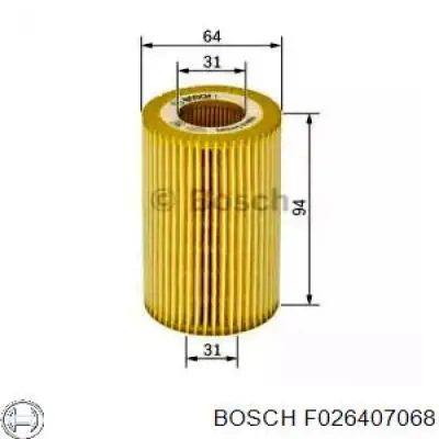 F026407068 Bosch Масляный фильтр двигателя