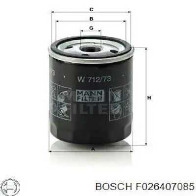 Фильтр очистки масла центробежный Bosch F026407085 цена, от 6.77 USD