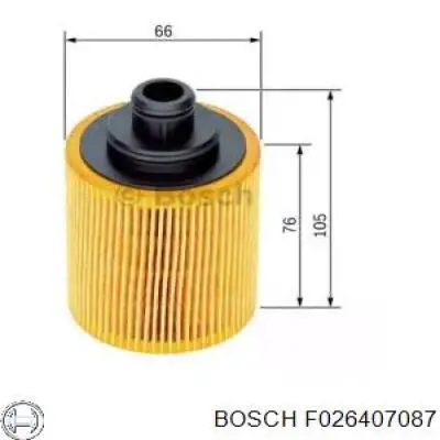 Масляный фильтр F026407087 Bosch