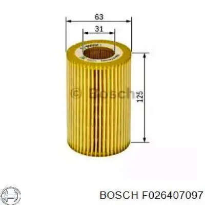 Масляный фильтр F026407097 Bosch