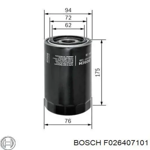 Купить F026407101 Bosch Фильтр центробежный очистки масла