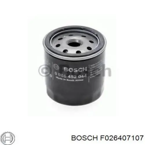F026407107 Bosch Масляный фильтр двигателя