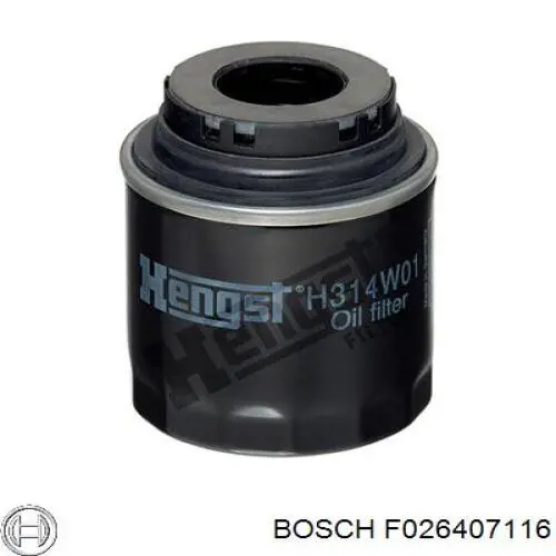 Фильтр масляный Bosch F026407116