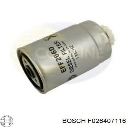 F026407116 Bosch Масляный фильтр двигателя