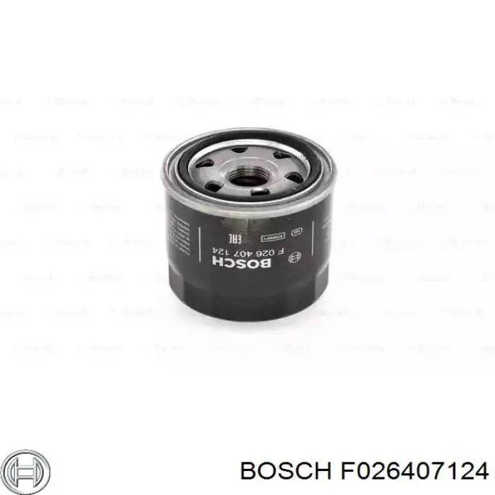 F026407124 Bosch filtro de óleo
