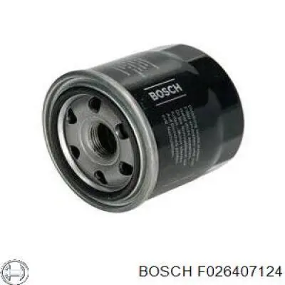 Filtro de aceite F026407124 Bosch
