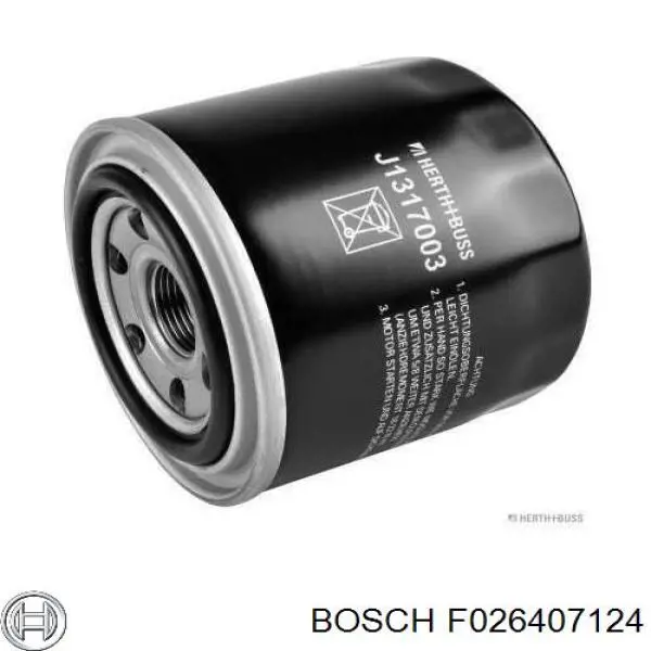 F026407124 Bosch Масляный фильтр двигателя