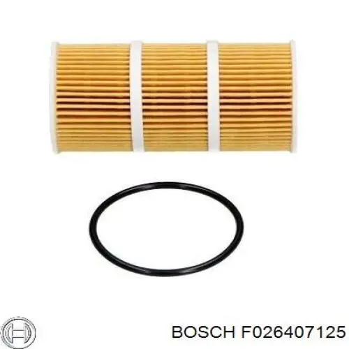 Filtro de aceite F026407125 Bosch