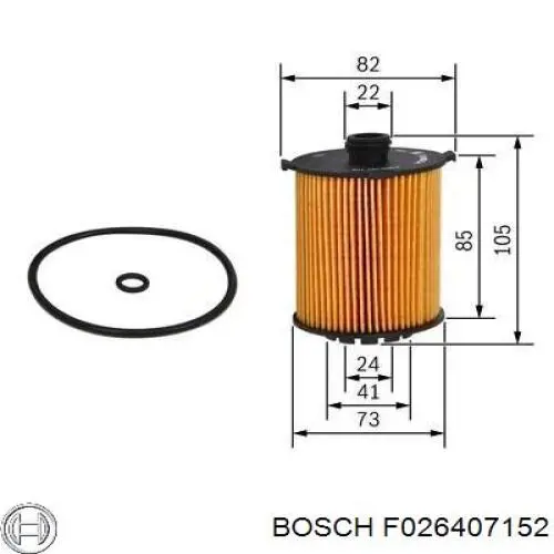 Купить F026407152 Bosch Фильтр центробежный очистки масла
