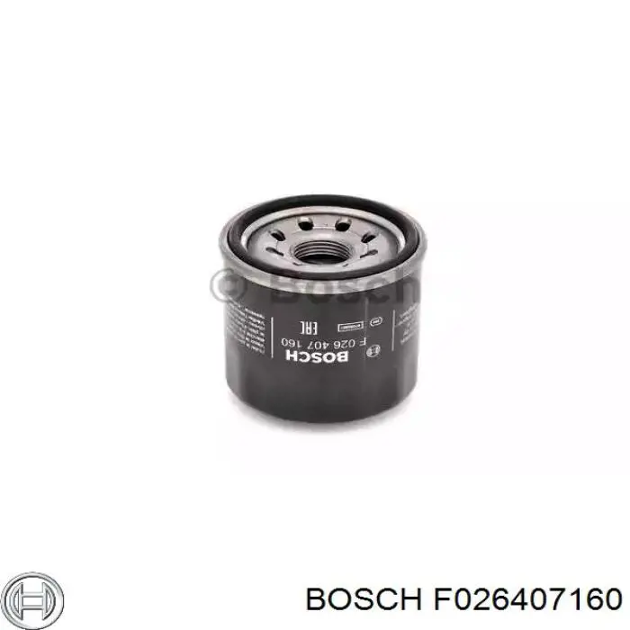 F026407160 Bosch filtro de óleo