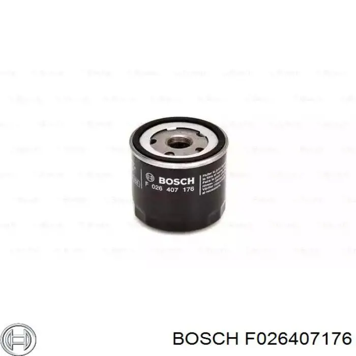 F026407176 Bosch filtro de óleo