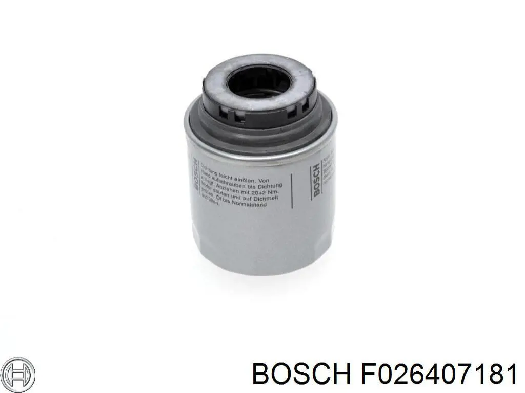 Фильтр масла Bosch F026407181