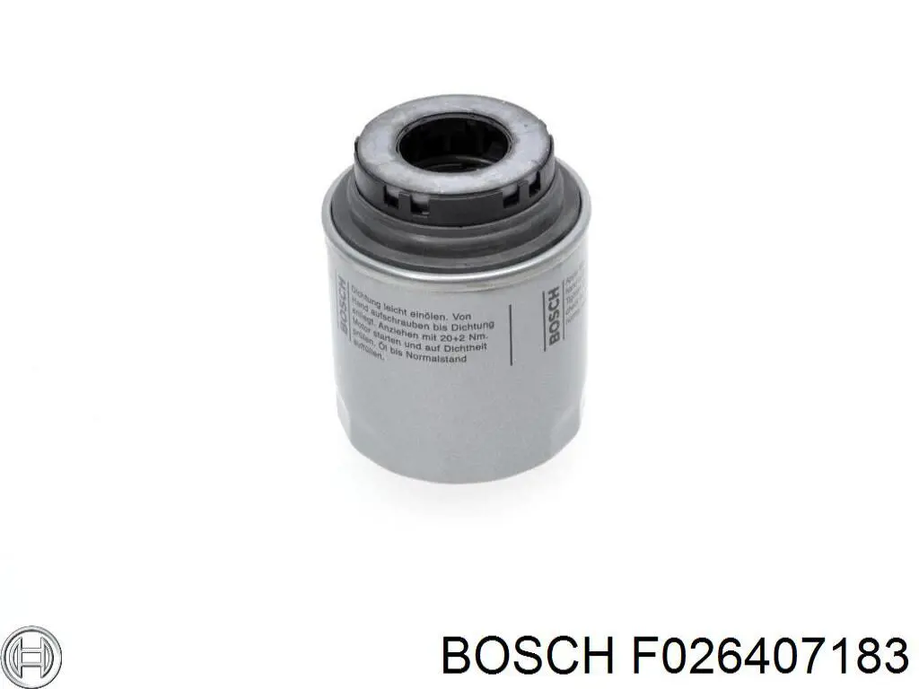 Фильтр очистки масла центробежный Bosch F026407183 цена, от 8.41 USD