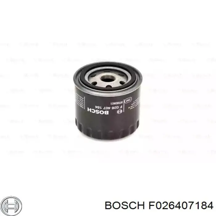 F026407184 Bosch filtro de óleo
