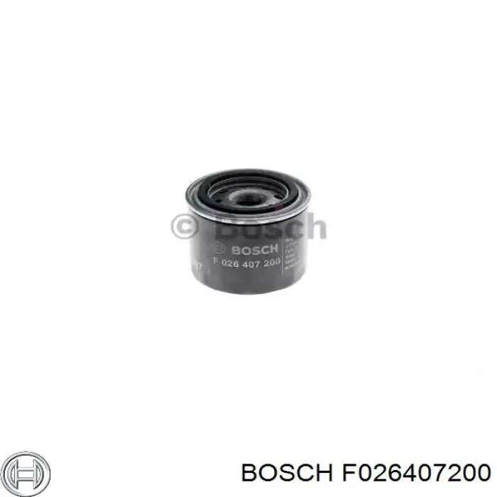 F026407200 Bosch filtro de óleo