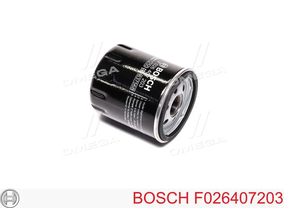 F026407203 Bosch filtro de óleo