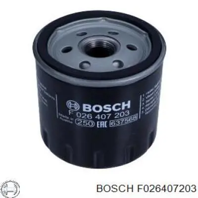 Купить F026407203 Bosch Фильтр центробежный очистки масла