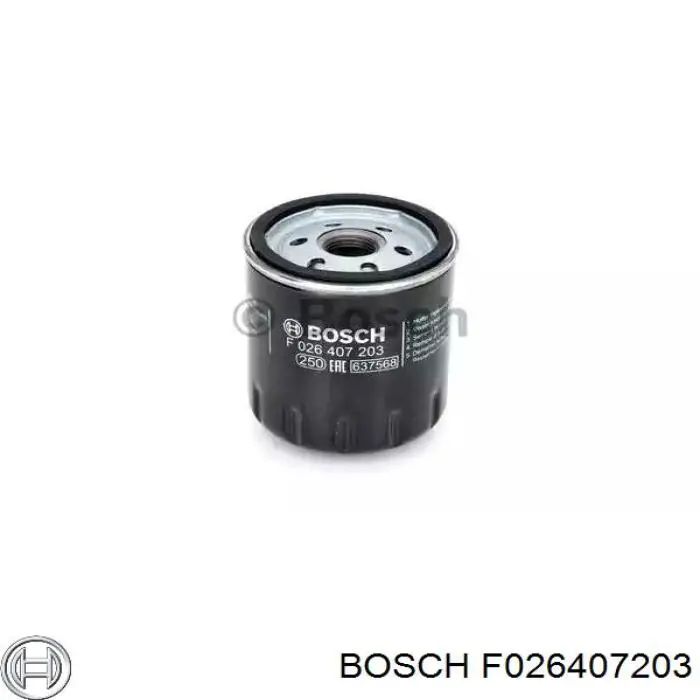 Filtro de aceite F026407203 Bosch