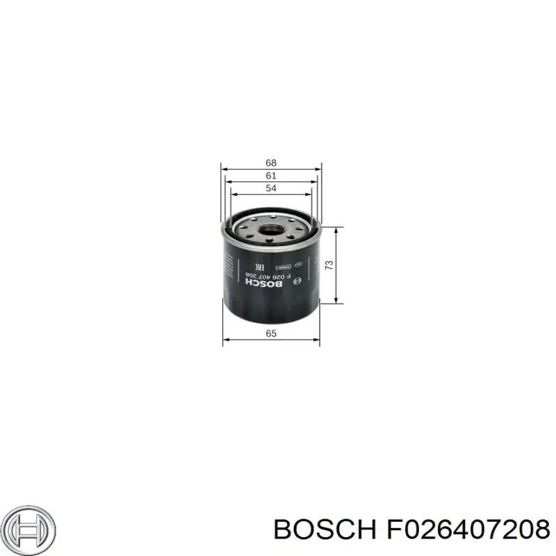 Фильтр масла Bosch F026407208