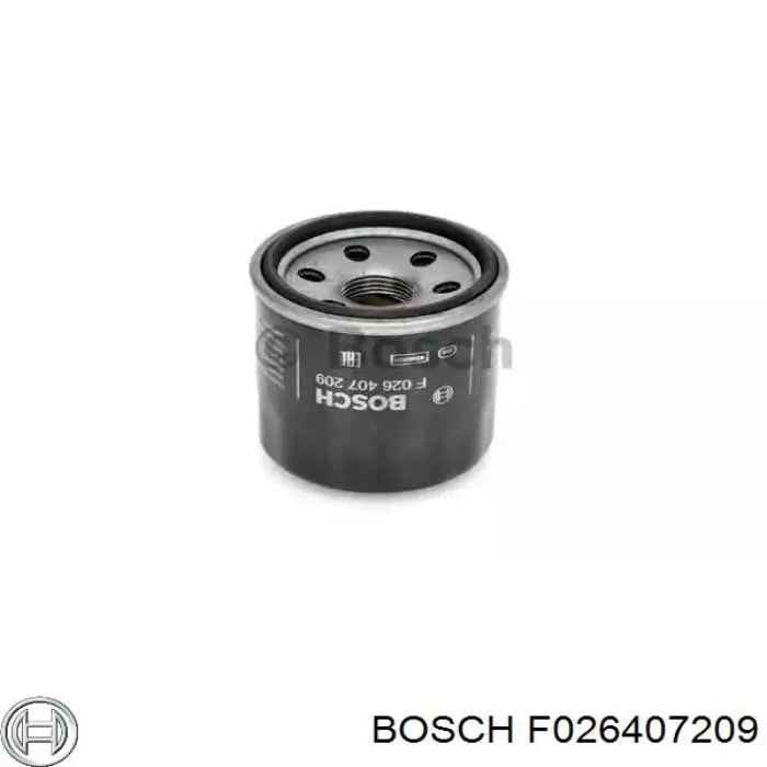F026407209 Bosch filtro de óleo