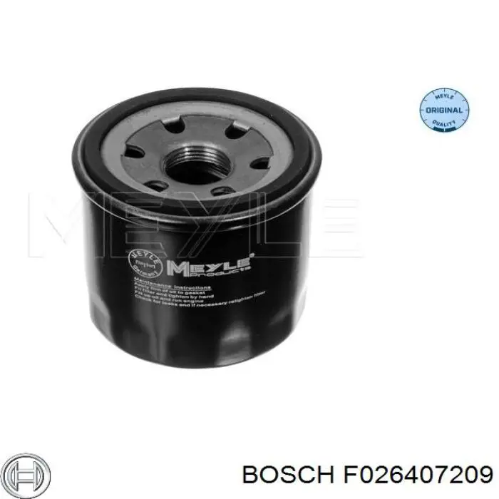 Масляный фильтр F026407209 Bosch