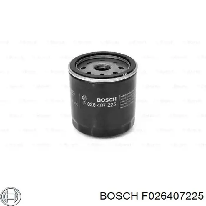 F026407225 Bosch filtro de óleo