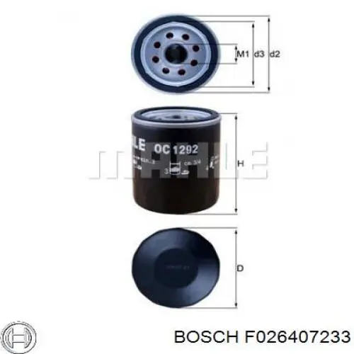 Купить F026407233 Bosch Фильтр центробежный очистки масла