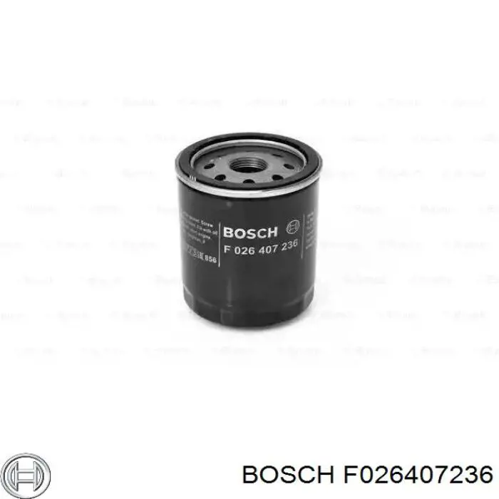 F026407236 Bosch filtro de óleo