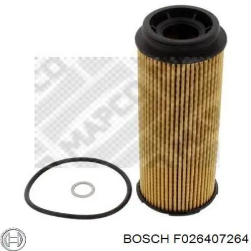 Фильтр очистки масла центробежный Bosch F026407264 цена, от 12.38 USD