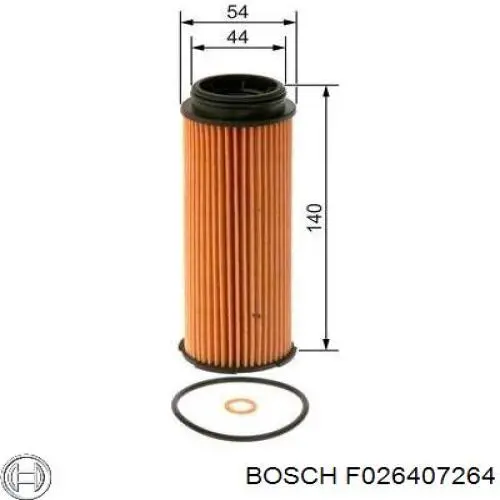 Масляный фильтр F026407264 Bosch